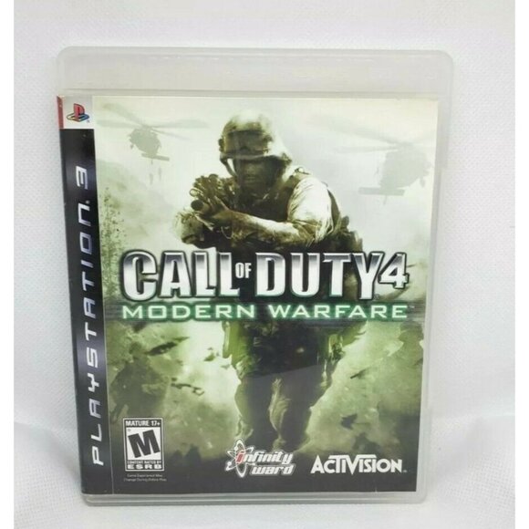 Call of Duty 4 Modern Warfare Sony PlayStation 3 PS3 2007 No Scratches Clean - Picture 1 of 8